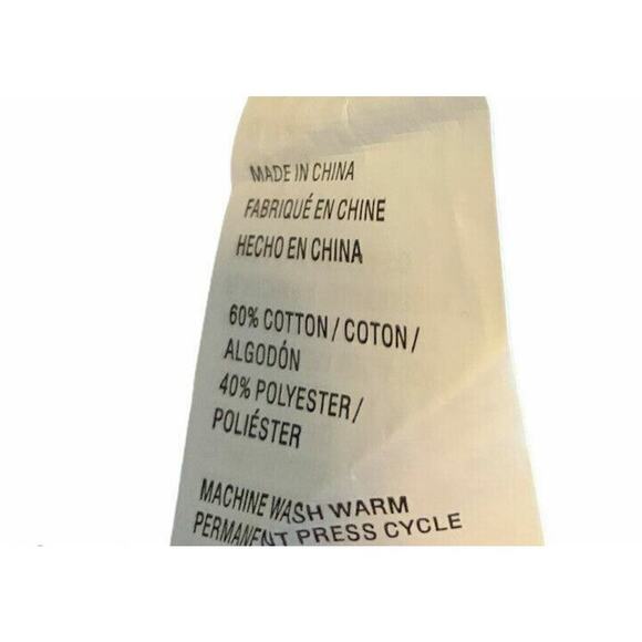 Van Heusen Windowpane Shirt Mens L Tall Short Sleeve Collared Button Up Preppy - Picture 4 of 4